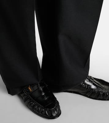 Leather ballet flats | Saint Laurent