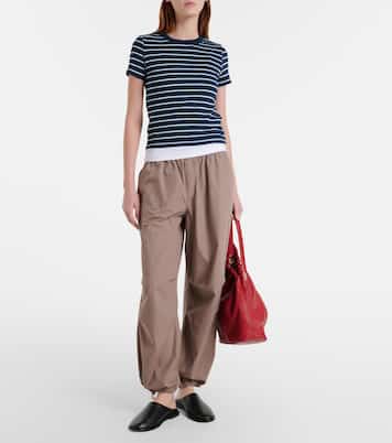 T-shirt Brenda in misto cotone a righe | Velvet