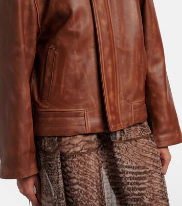 Leather jacket | Jacques Wei
