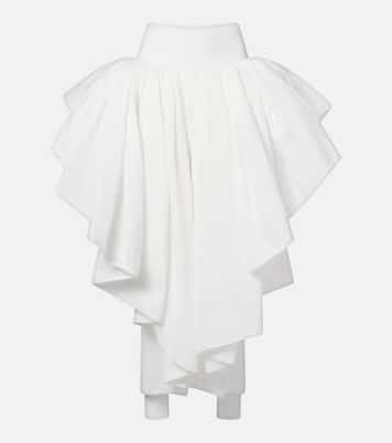 Draped asymmetric midi skirt | Alaïa