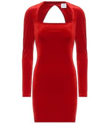 Velvet minidress | Vetements