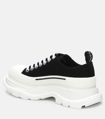 Tread Slick canvas platform sneakers | McQueen