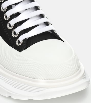 Tread Slick canvas platform sneakers | McQueen