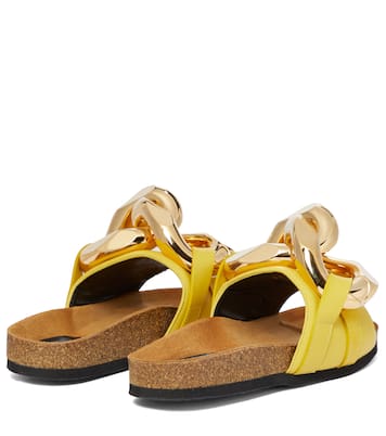 Embellished leather slides | JW Anderson