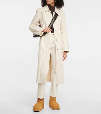 Ankle Boots Heidi aus Veloursleder | Amina Muaddi