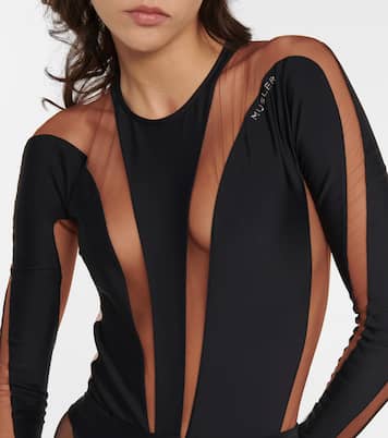 Paneled bodysuit | Mugler