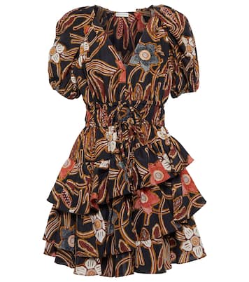 Bedrucktes Minikleid Farah aus Seide | Ulla Johnson