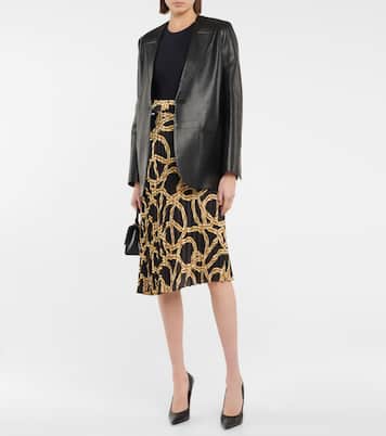 Falda midi plisada estampada | Vetements