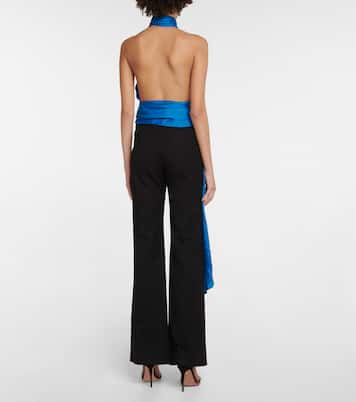 Top aus Seiden-Charmeuse | Alexandre Vauthier