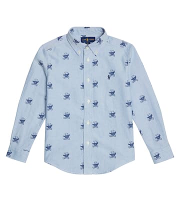 Bedrucktes Hemd aus Baumwolle | Polo Ralph Lauren Kids