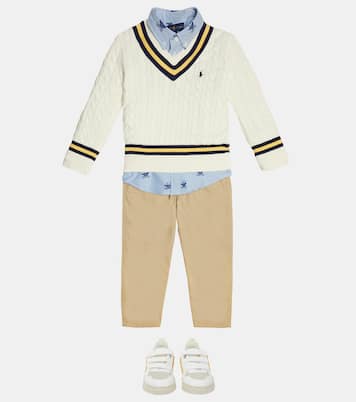 Bedrucktes Hemd aus Baumwolle | Polo Ralph Lauren Kids
