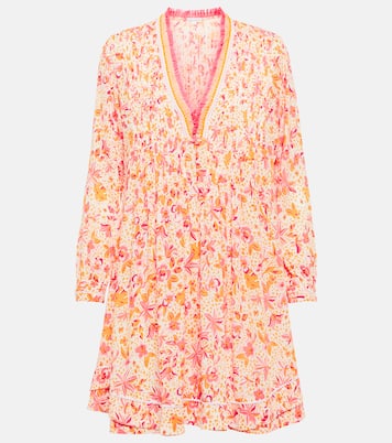 Ola floral rayon georgette minidress | Poupette St Barth