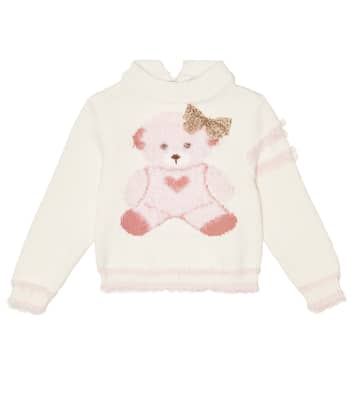 Baby - Pullover in cotone con intarsi | Monnalisa