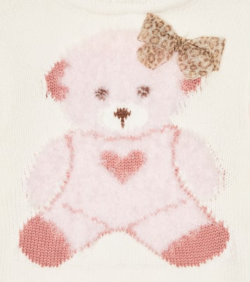 Baby - Pullover in cotone con intarsi | Monnalisa