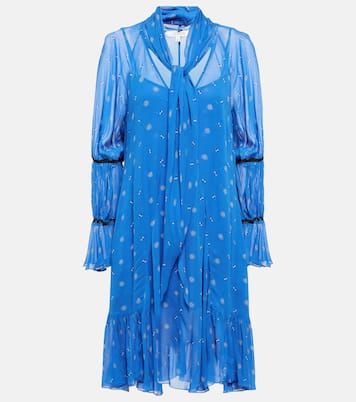 Minikleid Something Blue aus Georgette | Dorothee Schumacher