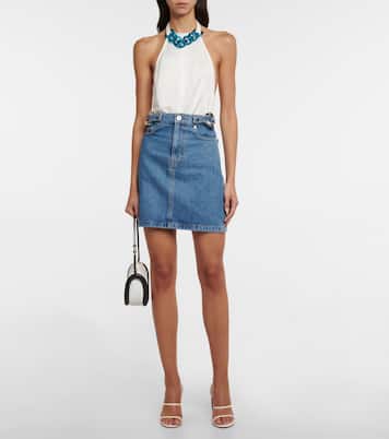 Chain-embellished halterneck top | JW Anderson