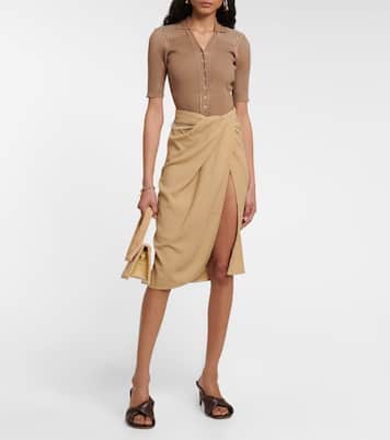 Falda La Jupe Bodri drapeada | Jacquemus