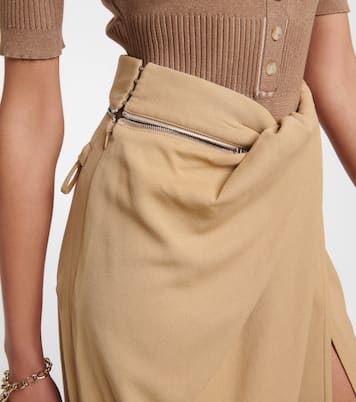 Falda La Jupe Bodri drapeada | Jacquemus