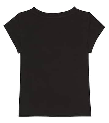 T-shirt in misto cotone con logo | Moschino Kids