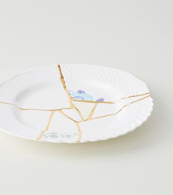 Piatto piano Kintsugi by Marcantonio Raimondi Malerba | Seletti