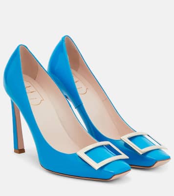 Belle Vivier patent leather platform pumps | Roger Vivier