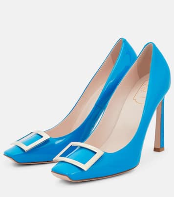 Belle Vivier patent leather platform pumps | Roger Vivier