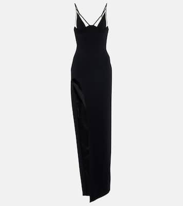 Mesh-paneled gown | David Koma