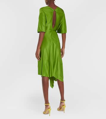Abito midi in raso | Victoria Beckham