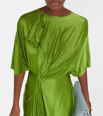 Abito midi in raso | Victoria Beckham