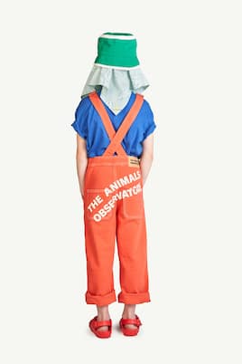 Mule logo denim overalls | The Animals Observatory