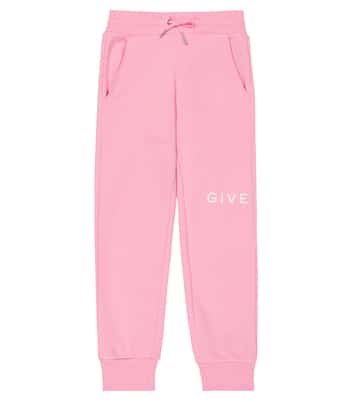 Pantalón en jersey en mezcla de algodón | Givenchy Kids
