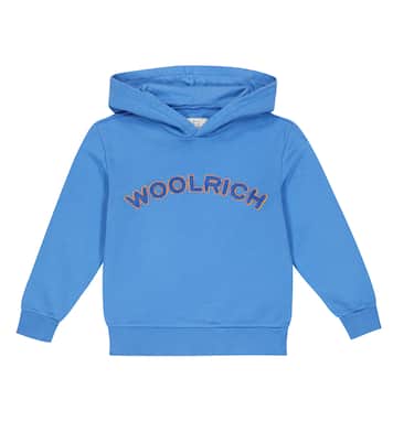 Sudadera con capucha de algodón con logo | Woolrich Kids