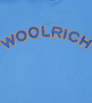 Sudadera con capucha de algodón con logo | Woolrich Kids