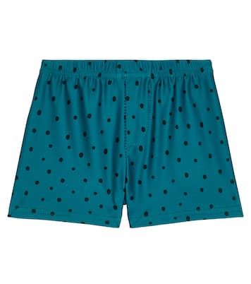 Santorini polka-dot swim trunks | Suncracy