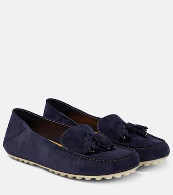 Mokassins Dot Sole aus Veloursleder | Loro Piana