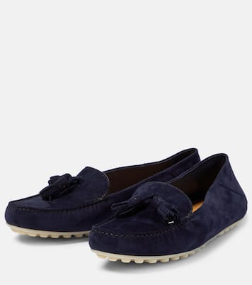 Mokassins Dot Sole aus Veloursleder | Loro Piana