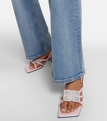 Verzierte Sandalen aus Lederimitat | Ganni