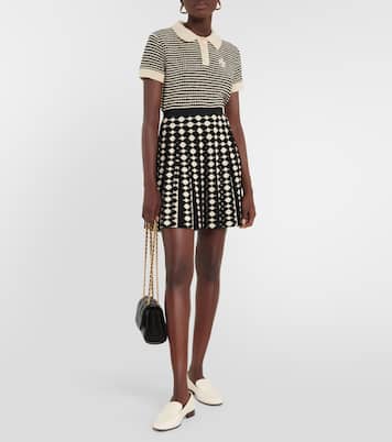Minifalda en jacquard con lunares | Tory Burch
