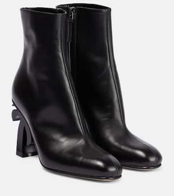 Palm leather ankle boots | Palm Angels