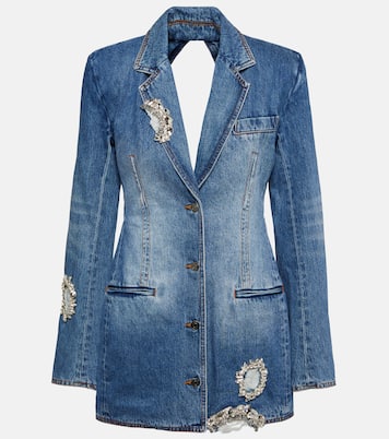 Blazer di jeans con cut-out | Area