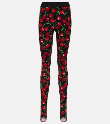 Bedruckte Leggings aus Jersey | Dolce&Gabbana