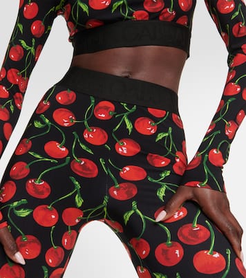 Bedruckte Leggings aus Jersey | Dolce&Gabbana