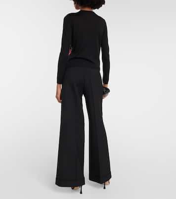 Cardigan in seta e cashmere con paillettes | Giambattista Valli
