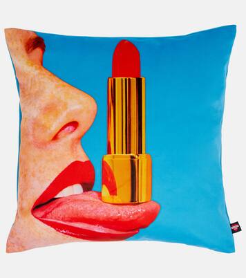 x Toiletpaper Tongue cushion | Seletti