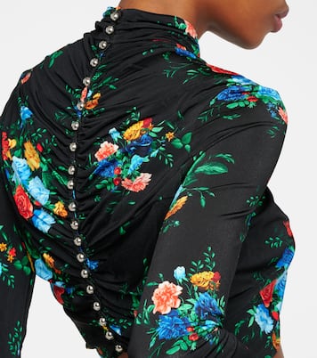 Bedrucktes Cropped-Top aus Jersey | Rabanne