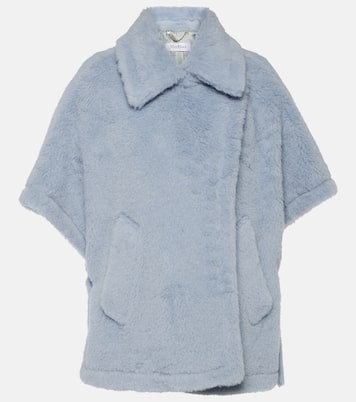Mantella Tebe in teddy di alpaca, lana e seta | Max Mara