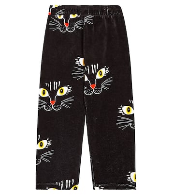 Printed velour sweatpants | Mini Rodini