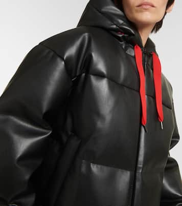 Veste doudoune Taos en cuir synthétique | Perfect Moment