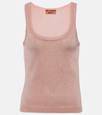 Metallic knit tank top | Missoni