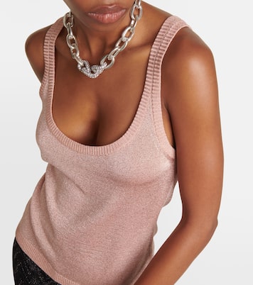 Metallic knit tank top | Missoni